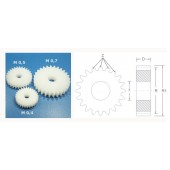 18 teeth gear. Diameter 12,0 mm. RB 110-18