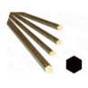 Hexagonal brass profile. 3 mm. HIRSCH 40176