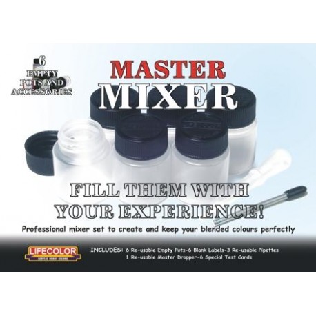 Master Mixer, create your own color. LIFECOLOR MX