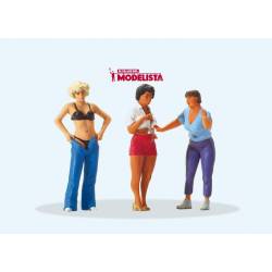 Tres mujeres de camping. PREISER 63097