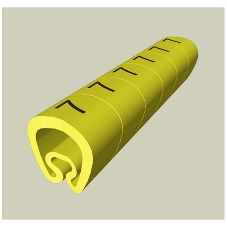 Cable markers, precut, ID-3 (x10)