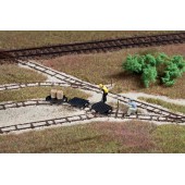 Narrow gauge platform wagons. AUHAGEN 41703