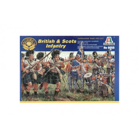 British and scots infantry. ITALERI 6058