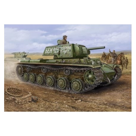 Russian KV-1´s Ehkranami tank. HOBBY BOSS 84811