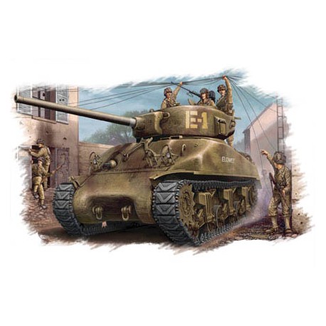 U.S M4A1 76(W) tank. HOBBY BOSS 84801