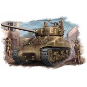 U.S M4A1 76(W) tank. HOBBY BOSS 84801