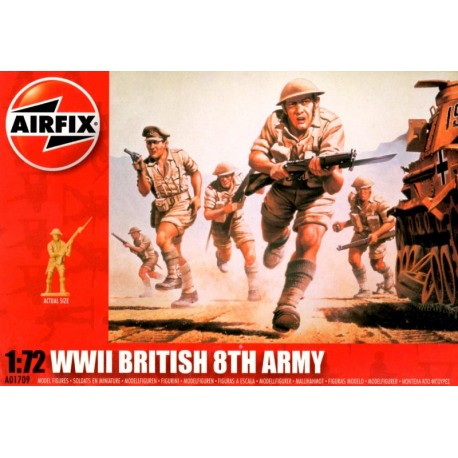 Infantería británica "8th Army". WWII. AIRFIX A01709