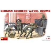 German soldiers with fuel drums. MINIART 35041