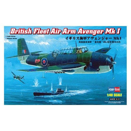 British Fleet Air Arm Avenger Mk I. HOBBY BOSS 80331