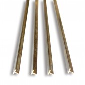 Brass profile T. 2 x 1 mm. HIRSCH 40021