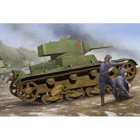 Tanque ligero soviético T-26. HOBBY BOSS 82495