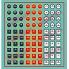 Transport indicators in circular and square. ETM 9001