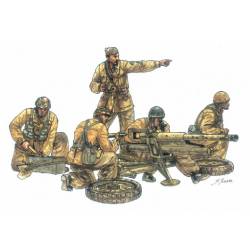 Cañón antitanque 47/32 Mod. 39 y artilleros. ITALERI 6490