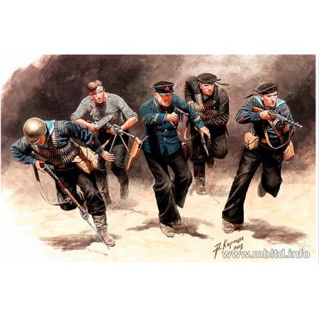 Soviet Marines, Attack, 1941-1942. MASTER BOX 35153