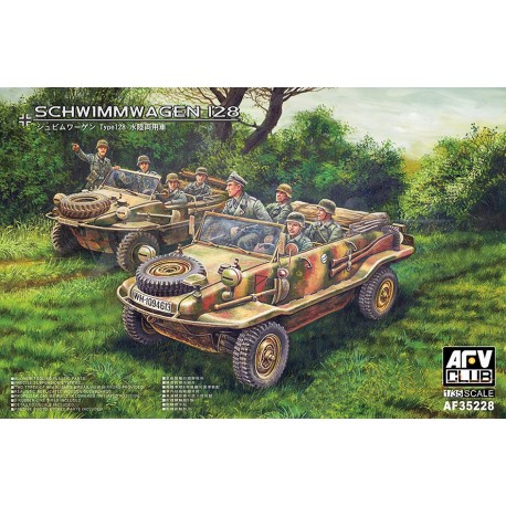 Vehículo alemán Schwimmwagen 128. AFV CLUB 35228