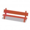 Platform Seats, red. PECO LK-26