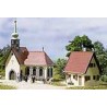 Village church with vicarage. AUHAGEN 14461