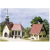 Village church with vicarage. AUHAGEN 14461