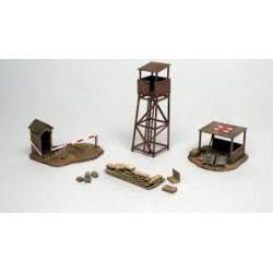 Edificios del campo de batalla. ITALERI 6130