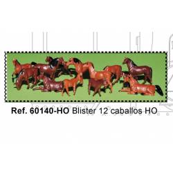 Blister de 12 caballos. MABAR 60140-H0