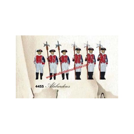 Royal Guard: halberdiers. ANESTE 4455