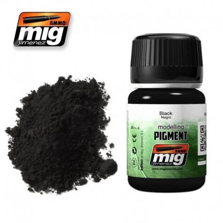 Pigment - Black. 35 ml. AMIG 3001