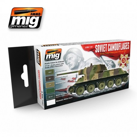 1935-45 Soviet Camouflages Set. AMIG 7107