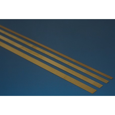 Brass strip 0,40 x 8 mm (x4). RB 051-4080