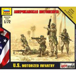 US mechanized infantry. ZVEZDA 7407