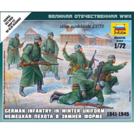 Infantería alemana, invierno. ZVEZDA 6198