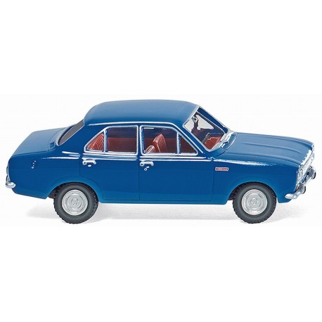 Ford escort, azul. WIKING 020304