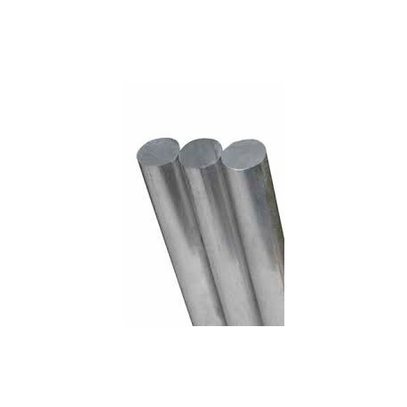 Solid aluminium rod, 6,35 mm. K&S 83045