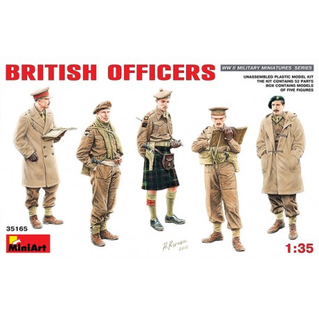 British officers. MINIART 35165