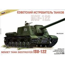 Tanque soviético ISU-122. ZVEZDA 3534