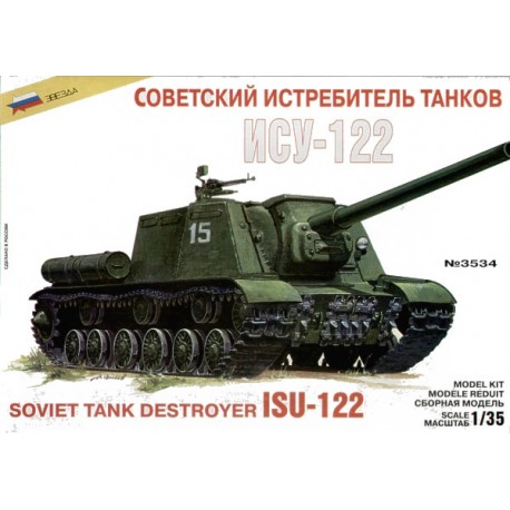 Tanque soviético ISU-122. ZVEZDA 3534