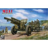 105 mm howitzer M2A1. AFV CLUB 35160