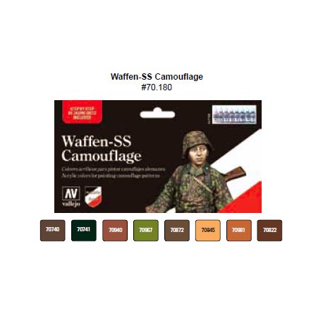 Camuflajes alemanes de las Waffen-SS. VALLEJO 70180