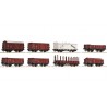 Set de 8 vagones de mercancía, DRG. ROCO 44003