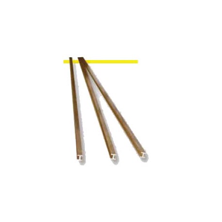 Brass profile H. 3,5 x 3,5 mm. HIRSCH 703535