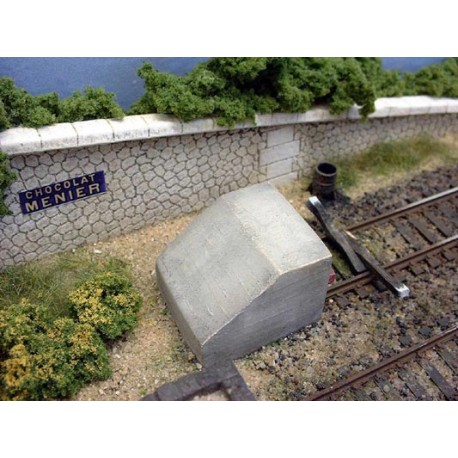 Concrete stop, SNCF (x2). PN SUD MODELISME 8724