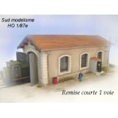 One door locomotive shed. PN SUD MODELISME 8795