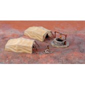 Desert well and tents.  ITALERI 6148