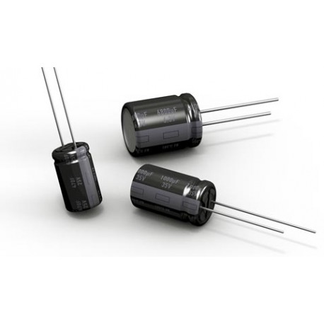 Electrolitic capacitor, 220uF - 16V. 10 units