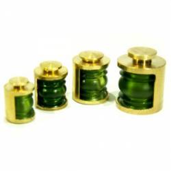 Lámpara de barco, verde, 6 mm (x4). RB 022-06