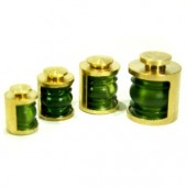 Ship lamp, green, 7 mm (x4). RB 022-07