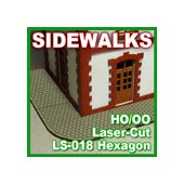 Sidewalks, hexagon. PROSES LS-018