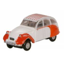 Citroen 2CV Dolly red/white. OXFORD NCT003