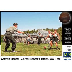 German tankers, a break between battles. MASTER BOX 35149