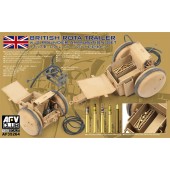 British rota trailer w/ 2 pounder ammunition set. AFV CLUB 35264