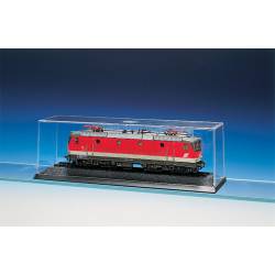 Colorless display case w/ base. ROCO 40025